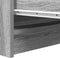 vidaXL - Dressoir - 37,5x35x76 - cm - bewerkt - hout - grijs - sonoma - eikenkleurig