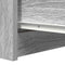 vidaXL - Dressoir - 37,5x35x76 - cm - bewerkt - hout - grijs - sonoma - eikenkleurig