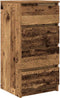vidaXL - Dressoir - 37,5x35x76 - cm - bewerkt - hout - oud - houtkleurig
