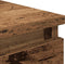 vidaXL - Dressoir - 37,5x35x76 - cm - bewerkt - hout - oud - houtkleurig