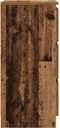 vidaXL - Dressoir - 37,5x35x76 - cm - bewerkt - hout - oud - houtkleurig