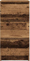 vidaXL - Dressoir - 37,5x35x76 - cm - bewerkt - hout - oud - houtkleurig