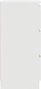 vidaXL - Dressoir - 37,5x35x76 - cm - bewerkt - hout - wit