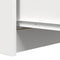 vidaXL - Dressoir - 37,5x35x76 - cm - bewerkt - hout - wit