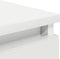 vidaXL - Dressoir - 37,5x35x76 - cm - bewerkt - hout - wit
