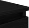 vidaXL - Dressoir - 37,5x35x76 - cm - spaanplaat - zwart - eikenkleurig