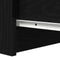 vidaXL - Dressoir - 37,5x35x76 - cm - spaanplaat - zwart - eikenkleurig