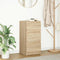 vidaXL - Dressoir - 37,5x35x76cm - bewerkt - hout - sonoma - eikenkleurig