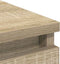 vidaXL - Dressoir - 37,5x35x76cm - bewerkt - hout - sonoma - eikenkleurig