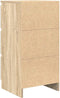 vidaXL - Dressoir - 37,5x35x76cm - bewerkt - hout - sonoma - eikenkleurig