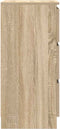 vidaXL - Dressoir - 37,5x35x76cm - bewerkt - hout - sonoma - eikenkleurig