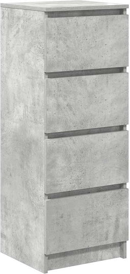 vidaXL - Dressoir - 37,5x35x99 - cm - spaanplaat - betongrijs