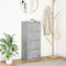 vidaXL - Dressoir - 37,5x35x99 - cm - spaanplaat - betongrijs