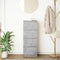 vidaXL - Dressoir - 37,5x35x99 - cm - spaanplaat - betongrijs