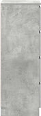 vidaXL - Dressoir - 37,5x35x99 - cm - spaanplaat - betongrijs