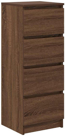 vidaXL - Dressoir - 37,5x35x99 - cm - spaanplaat - bruin - eikenkleurig