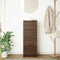 vidaXL - Dressoir - 37,5x35x99 - cm - spaanplaat - bruin - eikenkleurig