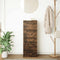 vidaXL - Dressoir - 37,5x35x99 - cm - spaanplaat - gerookt - eikenkleurig