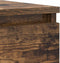 vidaXL - Dressoir - 37,5x35x99 - cm - spaanplaat - gerookt - eikenkleurig
