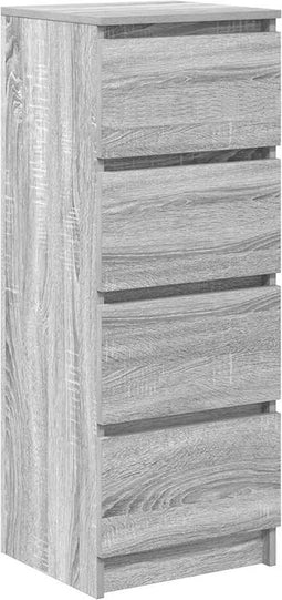 vidaXL - Dressoir - 37,5x35x99 - cm - spaanplaat - grijs - sonoma