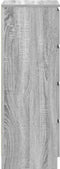 vidaXL - Dressoir - 37,5x35x99 - cm - spaanplaat - grijs - sonoma