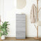 vidaXL - Dressoir - 37,5x35x99 - cm - spaanplaat - grijs - sonoma
