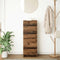 vidaXL - Dressoir - 37,5x35x99 - cm - spaanplaat - oud - hout