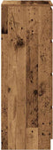 vidaXL - Dressoir - 37,5x35x99 - cm - spaanplaat - oud - hout