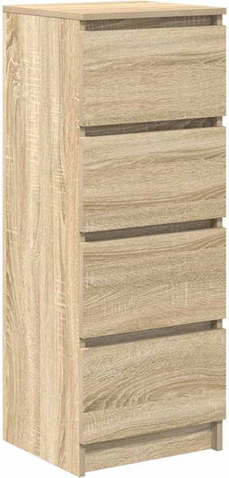 vidaXL - Dressoir - 37,5x35x99 - cm - spaanplaat - sonoma - eikenkleurig