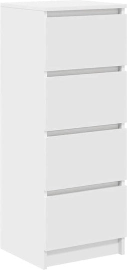 vidaXL - Dressoir - 37,5x35x99 - cm - spaanplaat - wit
