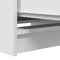 vidaXL - Dressoir - 37,5x35x99 - cm - spaanplaat - wit