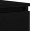 vidaXL - Dressoir - 37,5x35x99 - cm - spaanplaat - zwart - eikenkleurig