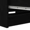 vidaXL - Dressoir - 37,5x35x99 - cm - spaanplaat - zwart - eikenkleurig