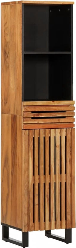 vidaXL - Dressoir - 38x34x160 - cm - massief - acaciahout