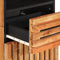vidaXL - Dressoir - 38x34x160 - cm - massief - acaciahout