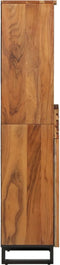 vidaXL - Dressoir - 38x34x160 - cm - massief - acaciahout