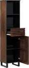 vidaXL - Dressoir - 38x34x160 - cm - massief - mangohout - bruin