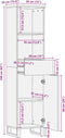 vidaXL - Dressoir - 38x34x160 - cm - massief - mangohout