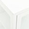 vidaXL - Dressoir - 38x35x70 - cm - metaal - en - glas