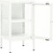vidaXL - Dressoir - 38x35x70 - cm - metaal - en - glas