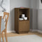 vidaXL - Dressoir - 38x35x80 - cm - massief - grenenhout - honingbruin