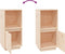 vidaXL - Dressoir - 38x35x80 - cm - massief - grenenhout