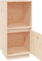 vidaXL - Dressoir - 38x35x80 - cm - massief - grenenhout