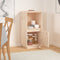 vidaXL - Dressoir - 38x35x80 - cm - massief - grenenhout