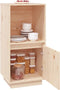 vidaXL - Dressoir - 38x35x80 - cm - massief - grenenhout