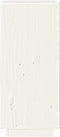 vidaXL - Dressoir - 38x35x80 - cm - massief - grenenhout - wit