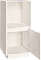 vidaXL - Dressoir - 38x35x80 - cm - massief - grenenhout - wit