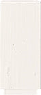 vidaXL - Dressoir - 38x35x80 - cm - massief - grenenhout - wit