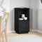 vidaXL - Dressoir - 38x35x80 - cm - massief - grenenhout - zwart