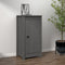 vidaXL - Dressoir - 39x35x80 - cm - massief - grenenhout - grijs
